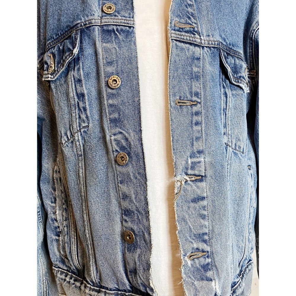 Sold-VTG WRANGLER Hero Denim Jacket - Picture 4 of 6